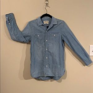 Madewell Denim button up shirt